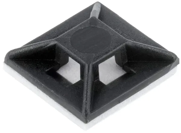 Lepicí úchytka kabelového stahovacího pásku, 2,5 mm, 100 ks