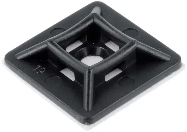 Lepicí úchytka kabelového stahovacího pásku, 3,6 mm, 100 ks