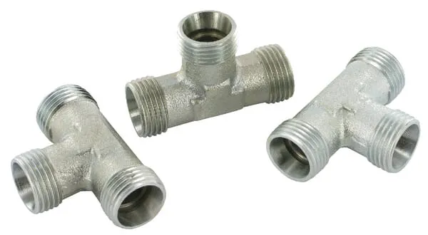 T-šroubení s řezným kroužkem, 3x metrické šroubení s řezným kroužkem, Kramp