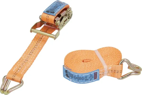 Upínací popruh typ 35A, 10 kN, s ráčnou a hákem, 5 m