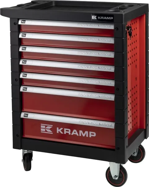 Dílenské vozíky se 7 zásuvkami, prázdný