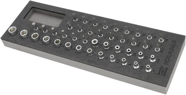 Sada nástrčných hlavic 1/4", 43 ks