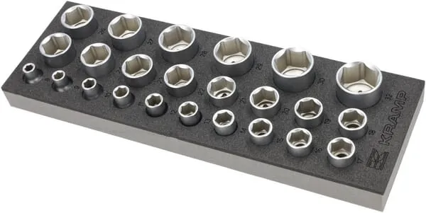 Sada nástrčncýh klíčů 1/2", 24 ks