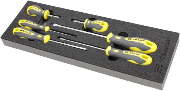 Sada plochých šroubováků, 6 ks