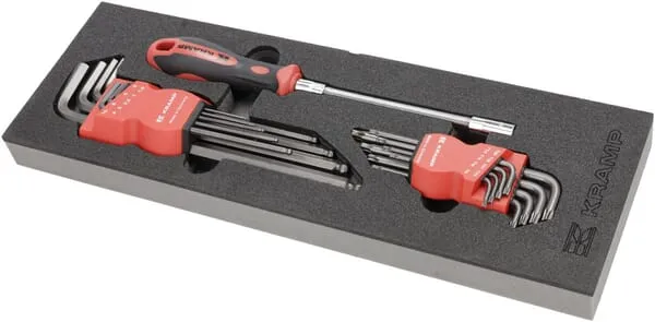 Sada šestihranných a Torx klíčů, 18 ks