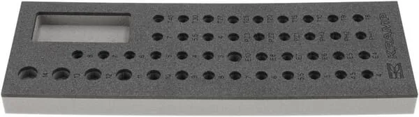 Pěnová vložka pro sadu 43 ks nástrčných hlavic 1/4"