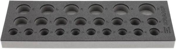 Pěnová vložka pro sadu 24 ks nástrčných hlavic 1/2"