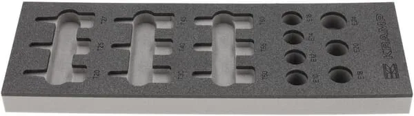 Pěnová vložka pro sadu 16 ks nástrčných hlavic 1/2"