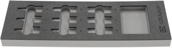 Pěnová vložka pro sadu 9 ks nástrčných hlavic se šestihranem 1/2"