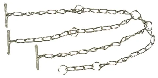 Řetězy pro telata a krávy - dvojitý řetěz