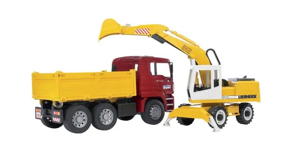 U02751 MAN a bagr Liebherr