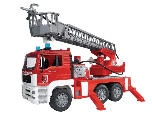 U02771 MAN hasičské vozidlo s žebříkem a ozvučením