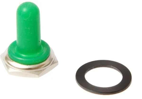 Kryt spínače zelený 12mm