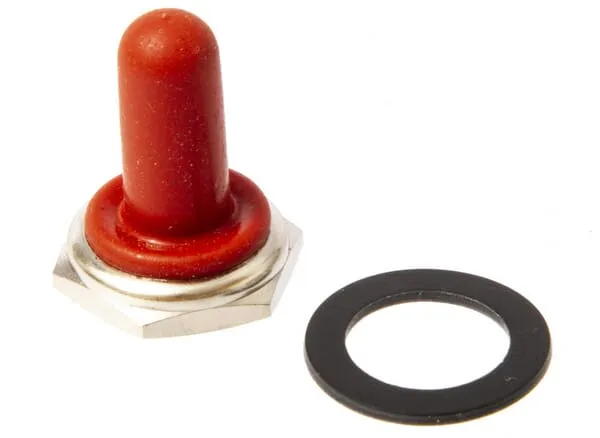 Kryt spínače červený 12mm