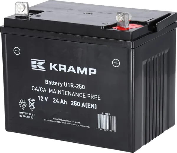 Baterie U1-R 12V 24Ah 250A uzavřená Kramp