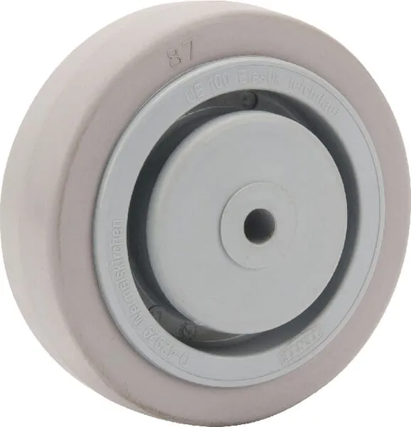 Samostatná kola s gumovým běhounem, přesné kuličkové ložisko 160 – 400kg