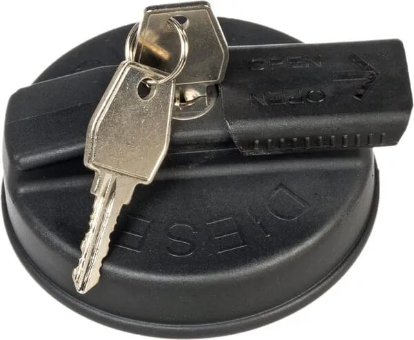 Víko palivové nádrže s klíčem