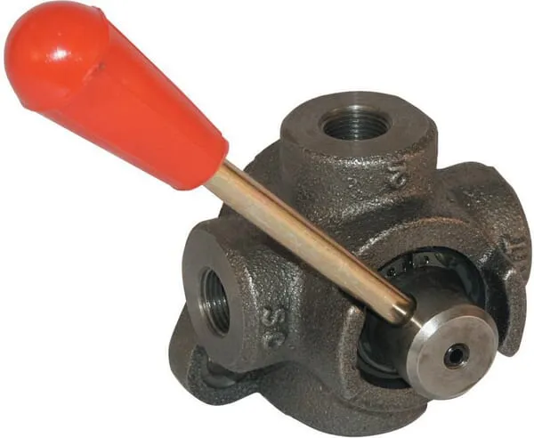 4-cestný kohout D-otvor 1/2 BSP