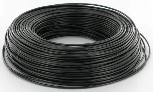 PVC kabel.žíla černá 1,5 mm²