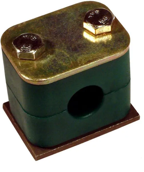 Single pipe clamps, complete, polypropyleen (PP) - VFJ