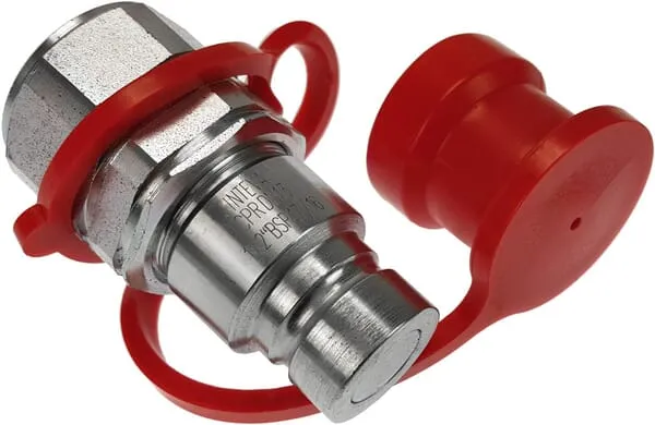 Spojka s plochým čelem, vnější