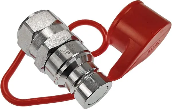 Spojka s plochým čelem, vnější