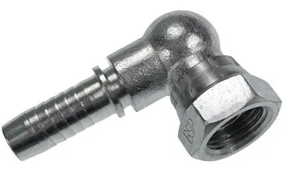 BSP inserts, swivel nut, 90° short