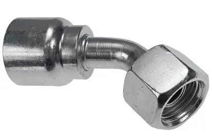 Koncovka 45° BSP s převlečnou maticí