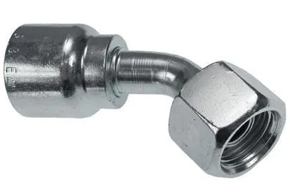 Koncovka 45° s převlečnou maticí, metrická