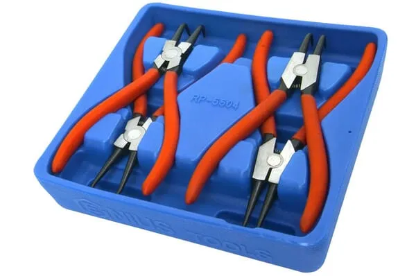 Sada kleští na pojistné kroužky - sada 4 kusů