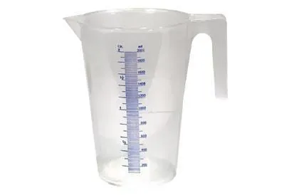 Odměrka, průhledná