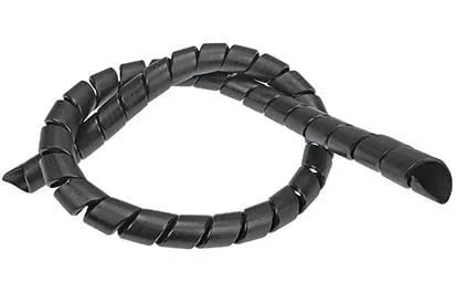 Plastová vinutá pružina, černá, typ VLB