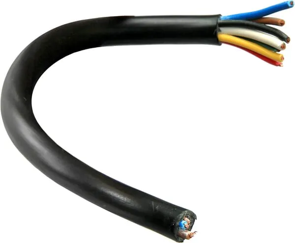 Kabel 7žilový 0,30 mm²/1,50 mm² (30 m) černý, PVC, Vapormatic