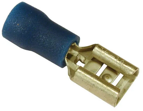 Svorkovnice zásuvka, modrá, 1,5-2,5mm² Ø6,4mm (50x) Vapormatic