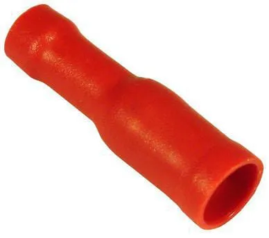 Kulový konektor samice, červený, 0,5-1mm² Ø4mm (50x) Vapormatic