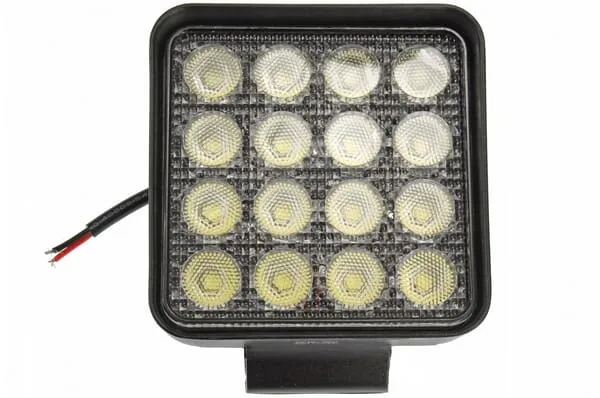 LED Pracovní světlo, čtyřhranné, 1728 lm, bodové