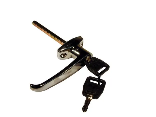 Vnější klika dveří uzamykatelná