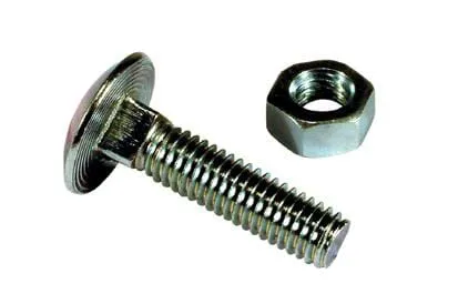 Šroub a matice s vratovou hlavou (x100)