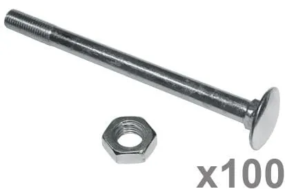 Vratový šroub DIN603 M8x120 (x100)