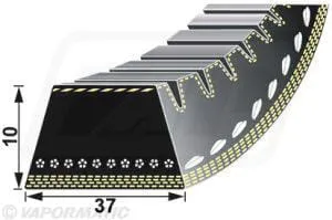 Pás s proměnlivou rychlostí 37x10