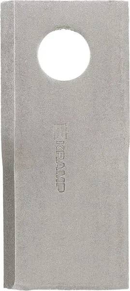 Nůž rotační sekačky rotace vpravo 107 x 48 x 4 mm; otvor Ø 18,5 mm; vhodný pro Vicon / PZ; 25 ks/bal.