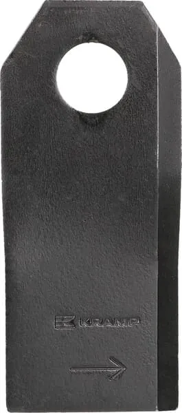 Nůž rotační sekačky rotace vlevo 107 x 47 x 4 mm; otvor Ø 18,25 mm; vhodný pro Vicon