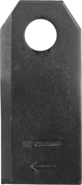 Nůž rotační sekačky rotace vpravo 107 x 47 x 4 mm; otvor Ø 18,25 mm; vhodný pro Vicon