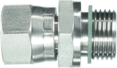 Šroubovací spojky z nerezové oceli, šroubení BSP x převlečná matice JIC