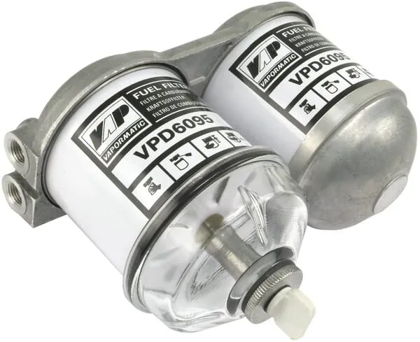 Dvojitý palivový filtr sestava