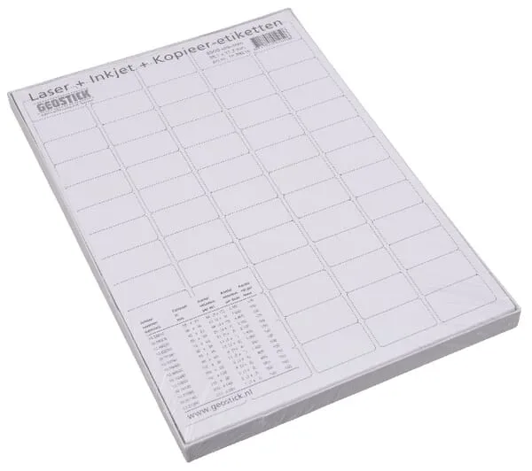 Etikety 38,1x21,2 mm A4