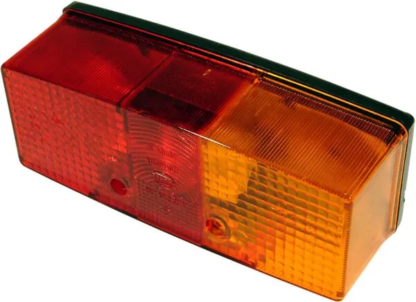 Zadní světlo RH obdélníkové, žlutá/červená barva, šroubovací, Vapormatic