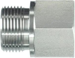 Adaptéry z nerezové oceli, vnější závit BSP x vnitřní závit BSP