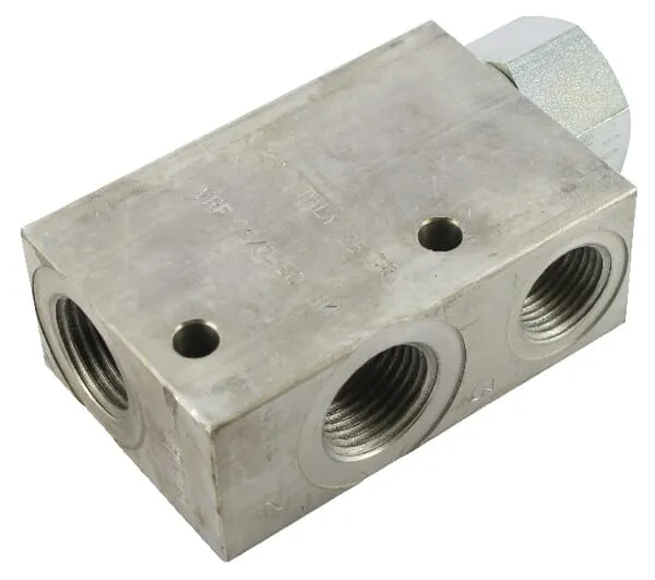 3cestný průtokový regulační ventil, pevně nastavený, VRF