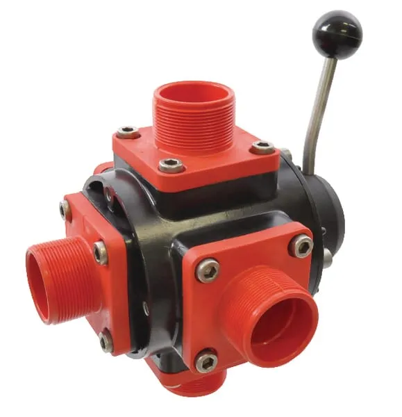 Kulový kohout 4/5-cestný 2"